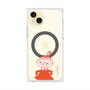 プレミアムスクエアケース with MagSafe［ MOOMIN - Little My - Grinning face ］