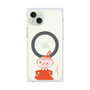 プレミアムスクエアケース with MagSafe［ MOOMIN - Little My - Grinning face ］