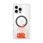 プレミアムスクエアケース with MagSafe［ MOOMIN - Little My - Grinning face ］