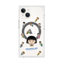 プレミアムスクエアケース with MagSafe［ ちびまる子ちゃん - まる子とお友達 - クリア ］