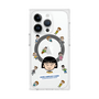 プレミアムスクエアケース with MagSafe［ ちびまる子ちゃん - まる子とお友達 - クリア ］