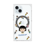 プレミアムスクエアケース with MagSafe［ ちびまる子ちゃん - まる子とお友達 - クリア ］