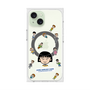 プレミアムスクエアケース with MagSafe［ ちびまる子ちゃん - まる子とお友達 - クリア ］