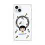 プレミアムスクエアケース with MagSafe［ ちびまる子ちゃん - まる子とお友達 - クリア ］
