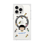 プレミアムスクエアケース with MagSafe［ ちびまる子ちゃん - まる子とお友達 - クリア ］