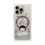 プレミアムスクエアケース with MagSafe［ ちびまる子ちゃん - まる子とお友達 - クリア ］