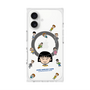 プレミアムスクエアケース with MagSafe［ ちびまる子ちゃん - まる子とお友達 - クリア ］