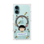 プレミアムスクエアケース with MagSafe［ ちびまる子ちゃん - まる子とお友達 - クリア ］