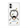 プレミアムスクエアケース with MagSafe［ ちびまる子ちゃん - まる子とお友達 - クリア ］