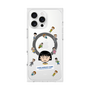 プレミアムスクエアケース with MagSafe［ ちびまる子ちゃん - まる子とお友達 - クリア ］