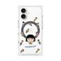 プレミアムスクエアケース with MagSafe［ ちびまる子ちゃん - まる子とお友達 - クリア ］