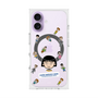 プレミアムスクエアケース with MagSafe［ ちびまる子ちゃん - まる子とお友達 - クリア ］