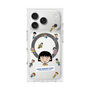 プレミアムスクエアケース with MagSafe［ ちびまる子ちゃん - まる子とお友達 - クリア ］