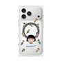 プレミアムスクエアケース with MagSafe［ ちびまる子ちゃん - まる子とお友達 - クリア ］