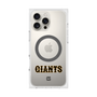 プレミアムスクエアケース with MagSafe［ 読売ジャイアンツ - ロゴ - クリア ］