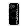 プレミアムスクエアケース with MagSafe［ 1PIU1UGUALE3 - ロゴ vertical - ブラック ］
