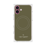 プレミアムスクエアケース with MagSafe［ 1PIU1UGUALE3 - ロゴ - グリーン ］
