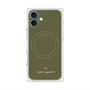プレミアムスクエアケース with MagSafe［ 1PIU1UGUALE3 - ロゴ - グリーン ］