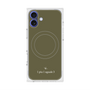 プレミアムスクエアケース with MagSafe［ 1PIU1UGUALE3 - ロゴ - グリーン ］