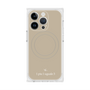 プレミアムスクエアケース with MagSafe［ 1PIU1UGUALE3 - ロゴ - ベージュ ］