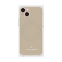 プレミアムスクエアケース with MagSafe［ 1PIU1UGUALE3 - ロゴ - ベージュ ］