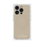 プレミアムスクエアケース with MagSafe［ 1PIU1UGUALE3 - ロゴ - ベージュ ］
