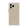 プレミアムスクエアケース with MagSafe［ 1PIU1UGUALE3 - ロゴ - ベージュ ］
