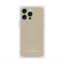 プレミアムスクエアケース with MagSafe［ 1PIU1UGUALE3 - ロゴ - ベージュ ］
