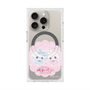 プレミアムスクエアケース with MagSafe［ まじかるベリーベリー - すとろべりーとぶるべりー - ピンク ］