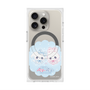 プレミアムスクエアケース with MagSafe［ まじかるベリーベリー - すとろべりーとぶるべりー - ブルー ］