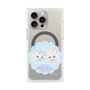プレミアムスクエアケース with MagSafe［ まじかるベリーベリー - すとろべりーとぶるべりー - ブルー ］