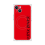 プレミアムスクエアケース with MagSafe［ SUPER PRIVATE - ロゴ - Red&Black ］