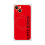 プレミアムスクエアケース with MagSafe［ SUPER PRIVATE - ロゴ - Red&Black ］