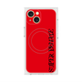 プレミアムスクエアケース with MagSafe［ SUPER PRIVATE - ロゴ - Red&Black ］