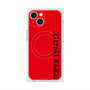 プレミアムスクエアケース with MagSafe［ SUPER PRIVATE - ロゴ - Red&Black ］
