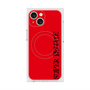 プレミアムスクエアケース with MagSafe［ SUPER PRIVATE - ロゴ - Red&Black ］