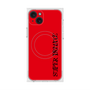 プレミアムスクエアケース with MagSafe［ SUPER PRIVATE - ロゴ - Red&Black ］