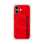 プレミアムスクエアケース with MagSafe［ SUPER PRIVATE - ロゴ - Red&Black ］