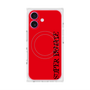 プレミアムスクエアケース with MagSafe［ SUPER PRIVATE - ロゴ - Red&Black ］