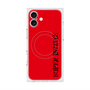 プレミアムスクエアケース with MagSafe［ SUPER PRIVATE - ロゴ - Red&Black ］