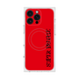 プレミアムスクエアケース with MagSafe［ SUPER PRIVATE - ロゴ - Red&Black ］