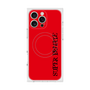 プレミアムスクエアケース with MagSafe［ SUPER PRIVATE - ロゴ - Red&Black ］