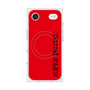 プレミアムスクエアケース with MagSafe［ SUPER PRIVATE - ロゴ - Red&Black ］