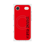 プレミアムスクエアケース with MagSafe［ SUPER PRIVATE - ロゴ - Red&Black ］