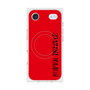 プレミアムスクエアケース with MagSafe［ SUPER PRIVATE - ロゴ - Red&Black ］