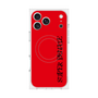 プレミアムスクエアケース with MagSafe［ SUPER PRIVATE - ロゴ - Red&Black ］