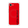 プレミアムスクエアケース with MagSafe［ SUPER PRIVATE - ロゴ - Red&Black ］
