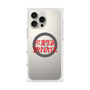 プレミアムスクエアケース with MagSafe［ SUPER PRIVATE - ロゴ - Metal ］