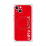 プレミアムスクエアケース with MagSafe［ SUPER PRIVATE - ロゴ - Red ］