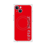 プレミアムスクエアケース with MagSafe［ SUPER PRIVATE - ロゴ - Red ］